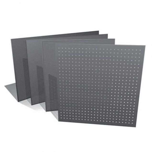 Werkzeugtafel mit runden Löchern 960x980 mm RAL7012