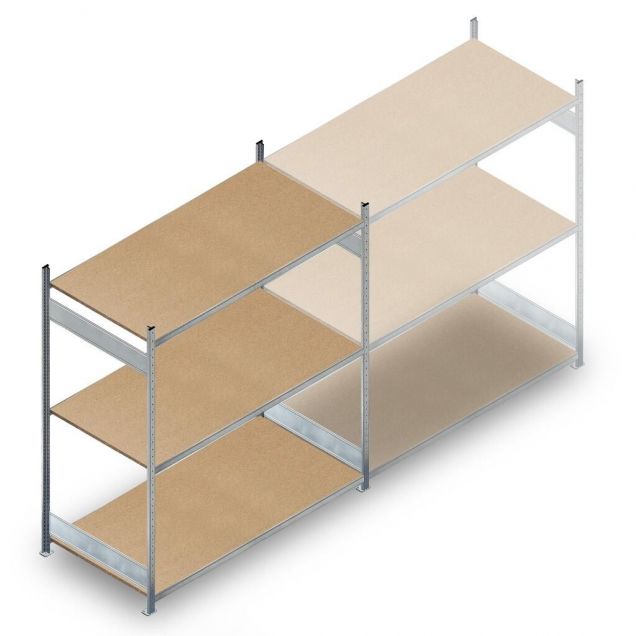 Weitspannregal HD 2000x2250x800 mm (hxbxt) 3 Ebenen Anfangsregal