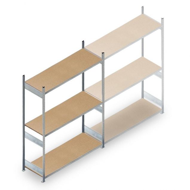 Weitspannregal HD 2500x2250x600 mm (hxbxt) 3 Ebenen Anfangsregal