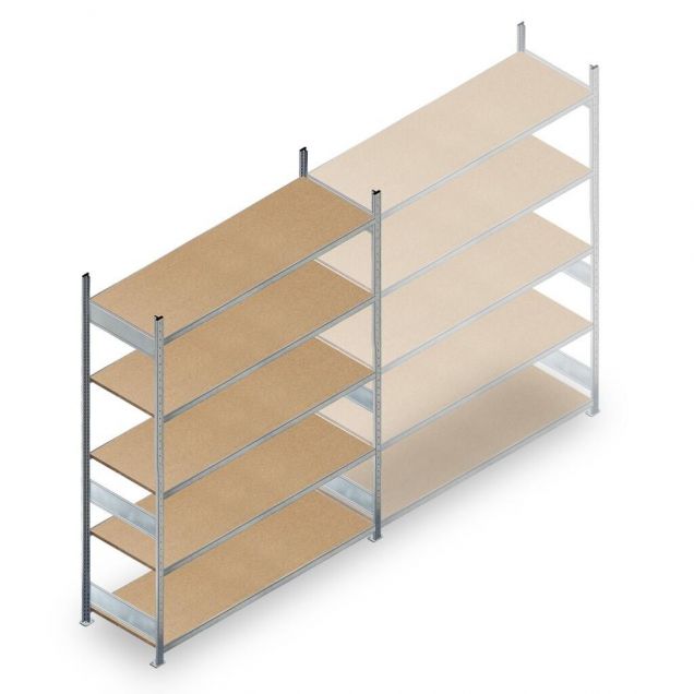 Weitspannregal HD 2500x2250x600 mm (hxbxt) 5 Ebenen Anfangsregal