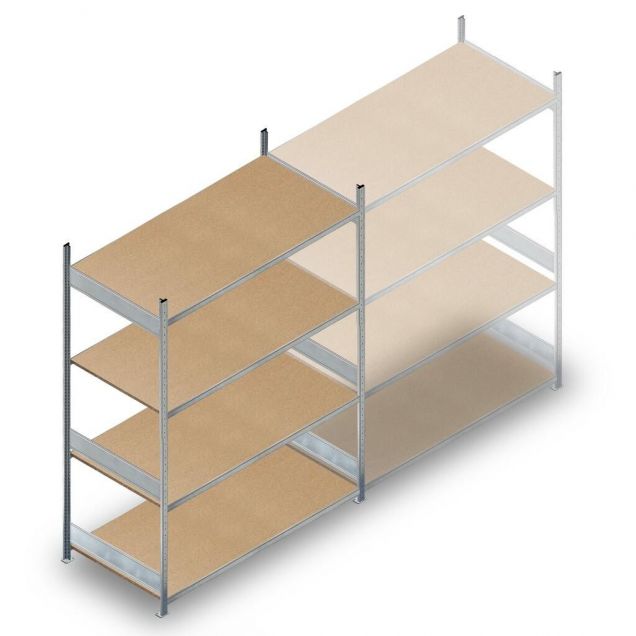 Weitspannregal HD 2500x2250x800 mm (hxbxt) 4 Ebenen Anfangsregal