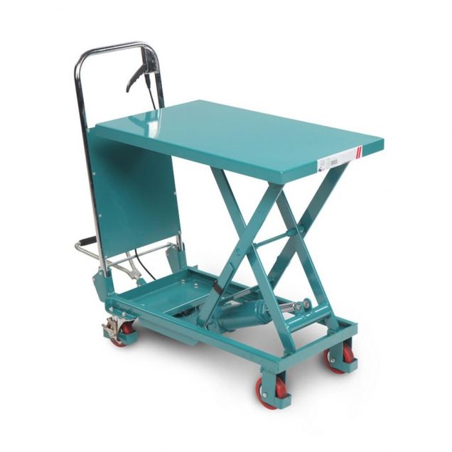 Hubtisch 150 kg 750x450 mm (lxb) mit Stahl-Scherenkonstruktion
