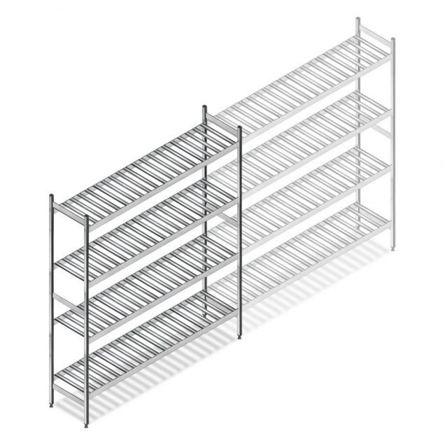 Hygieneregale 6811 1800x1200x360 mm (hxbxt) 4 Ebenen Anfangsregal