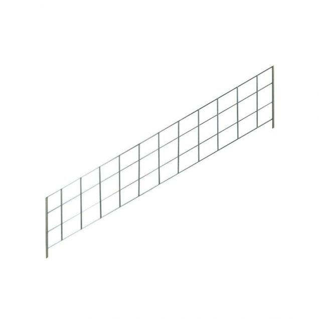 Einhängedrahtgittertrennwand Heavy Duty 600x140