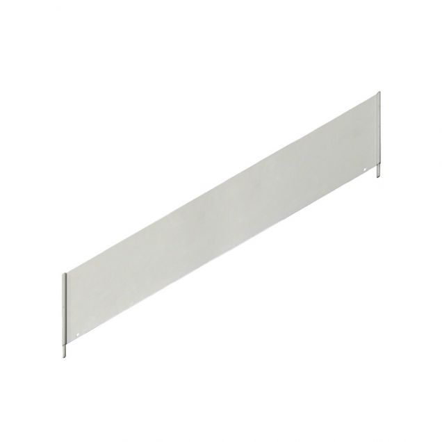 Einhaktrennwand Heavy Duty 600x140 lichtgrau