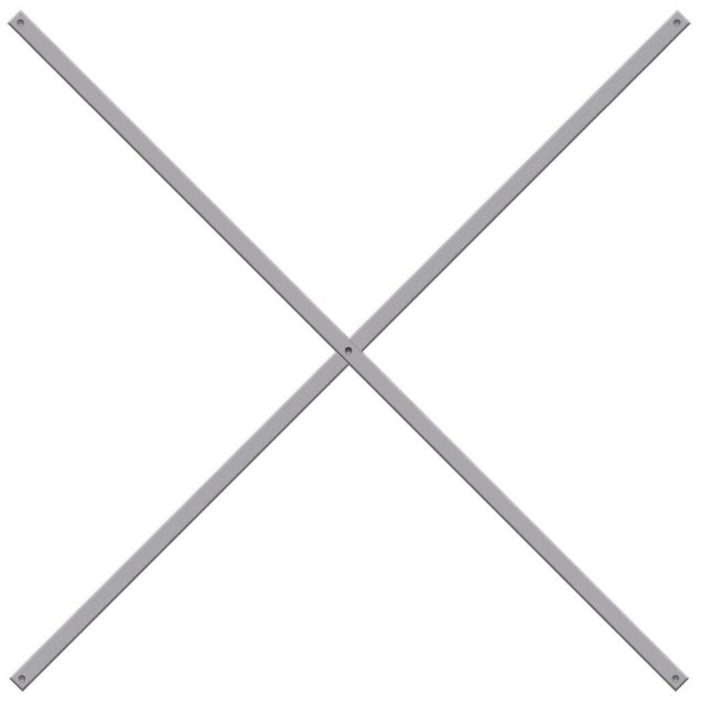 Kreuzstreben-Set 1150 mm für Medium Duty Fachbodenregal
