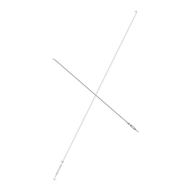 Diagonalset leichtes Kragarmregal T2 hoh 1250 mm