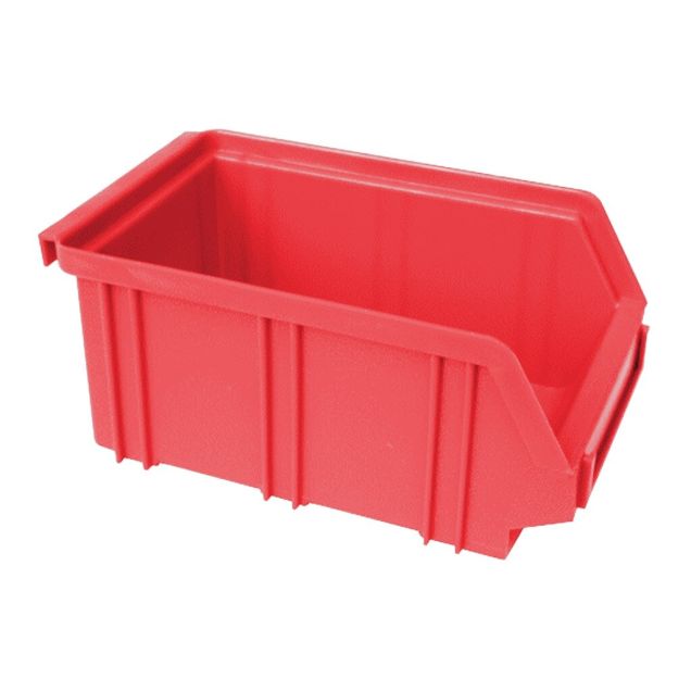 Kunststoff-Stapelbehälter, Lagerbehälter A2 170x105x75 mm (lxbxh) rot