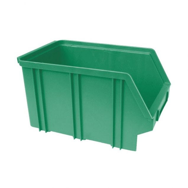 Kunststoff Stapel-Behälter, Lagerbehälter A3 240x150x135 mm (lxbxh) grün