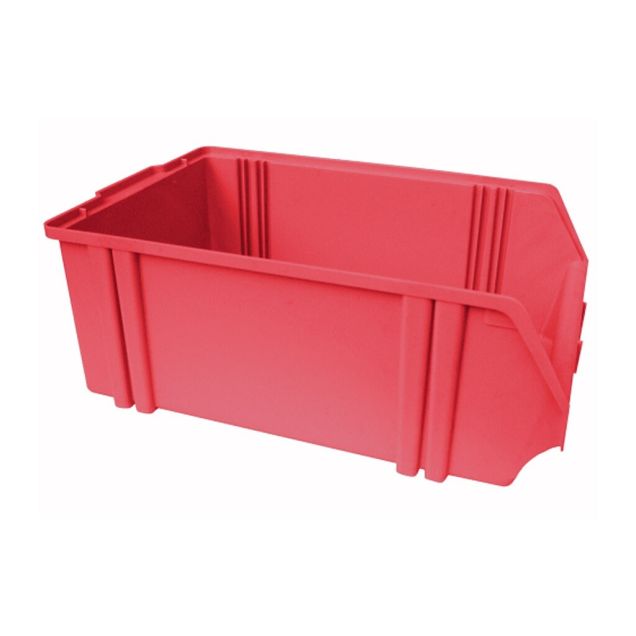 Kunststoff Stapelbehälter, Lagerbehälter A5 460x306x183 mm (lxbxh) rot