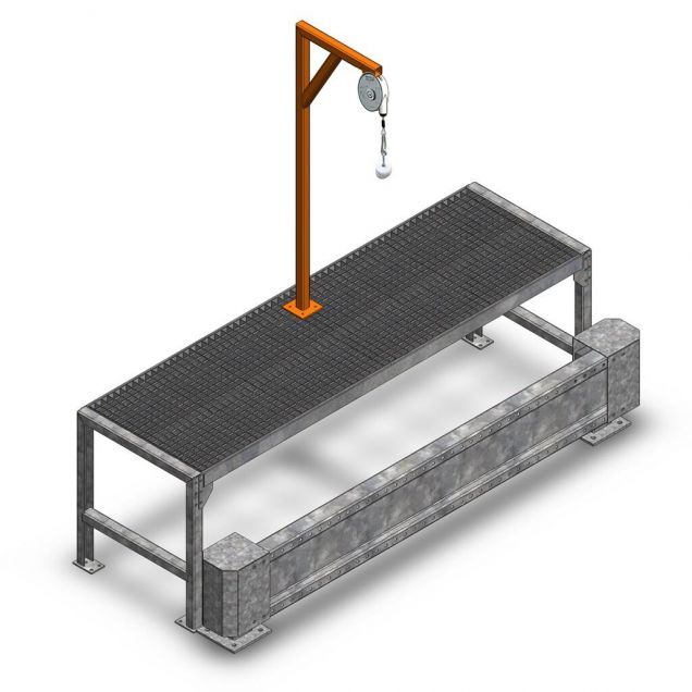 Komplettes Ladentisch-Ladestation