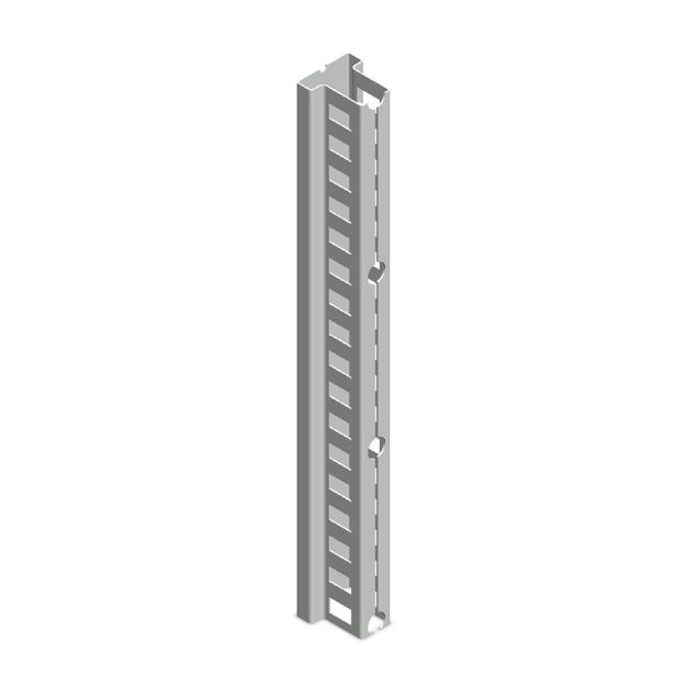 Fachbodenregal Ständer Light Duty 2000 mm verzinkt
