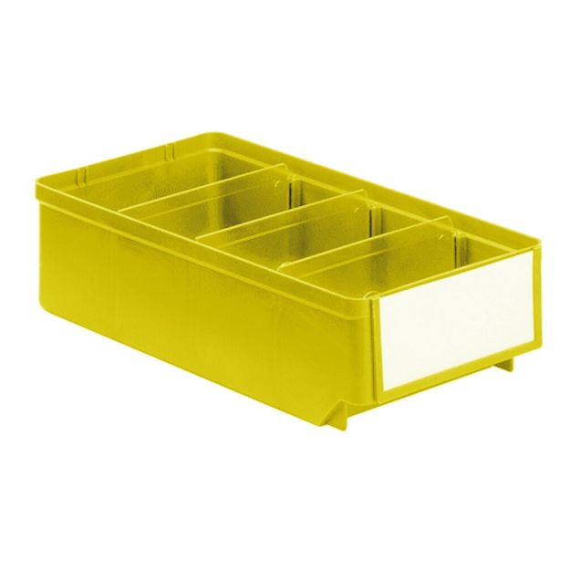 Lagerbehälter, Lagerregal RK 300x152x83 mm (lxbxh) gelb