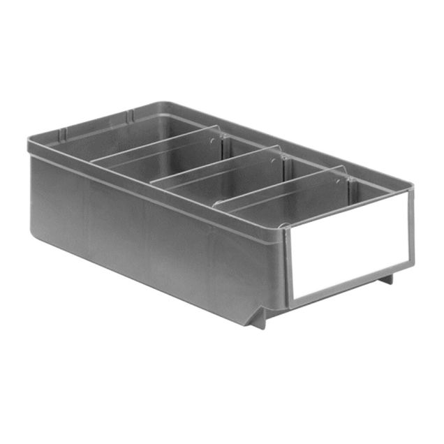 Lagerbehälter, Lagerregal RK 300x152x83 mm (lxbxh) grau