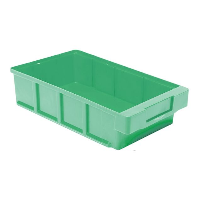 Lagerbehälter, Lagerregalbehälter VKB 300x186x83 mm (lxbxh) grün