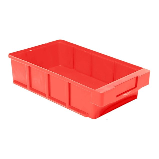 Lagerbehälter, Lagerregalbehälter VKB 300x186x83 mm (lxbxh) rot