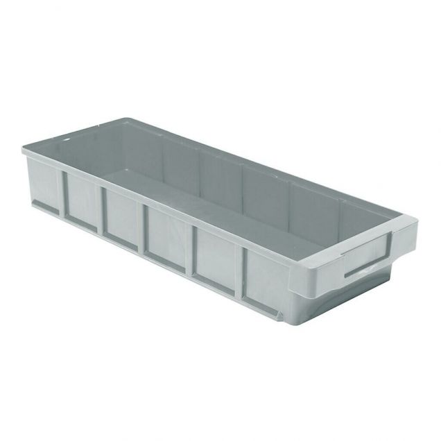 Lagerbehälter, Lagerregalbehälter VKB 400x186x83 mm (lxbxh) grau