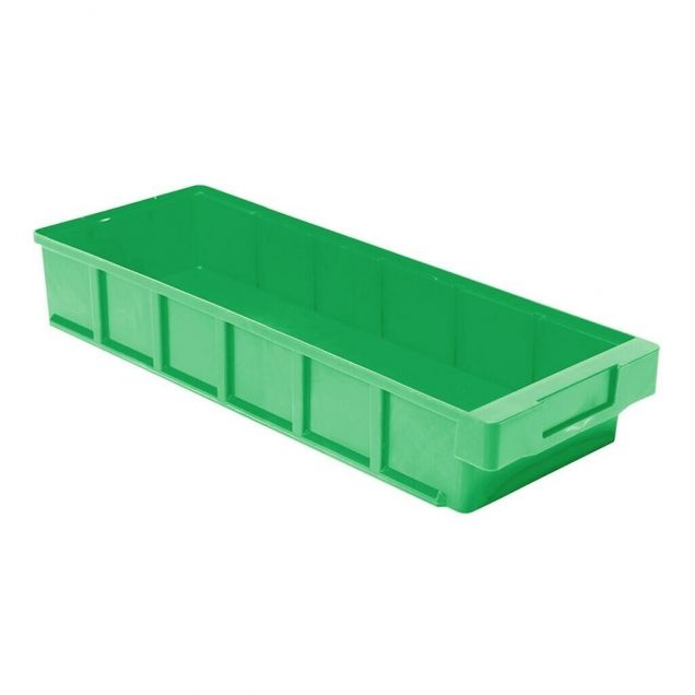 Lagerbehälter, Lagerregalbehälter VKB 400x186x83 mm (lxbxh) grün