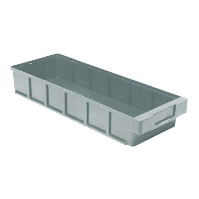 Lagerbehälter, Lagerregalbehälter VKB 500x186x83 mm (lxbxh) grau