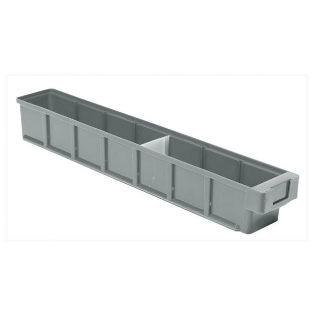 Lagerbehälter, Lagerregalbehälter VKB 600x93x83 mm (lxbxh) grau