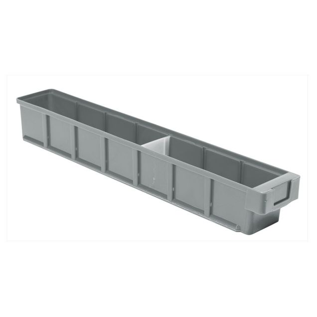 Lagerbehälter, Lagerregalbehälter VKB 600x93x83 mm (lxbxh) grau