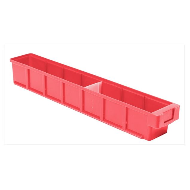 Lagerbehälter, Lagerregalbehälter VKB 600x93x83 mm (lxbxh) rot