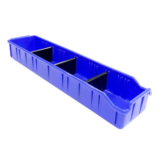 Lagerbehälter PSB 3 blau 415x100x60 mm (lxbxh) blau