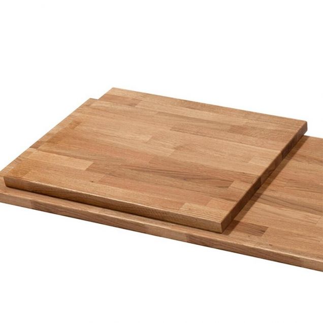 Massive Eichenplatte für Computerschränke