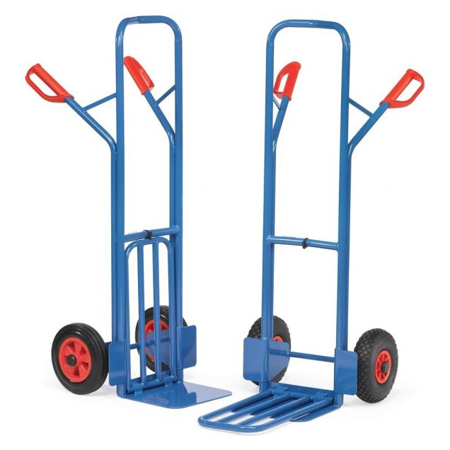 Klappbare Sackkarre mit Schaufel 300 kg - Luftreifen