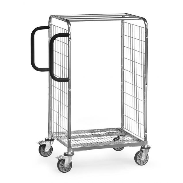 Kommissionierwagen aus geschweißtem Drahtgitter 200 kg 650x510x1225