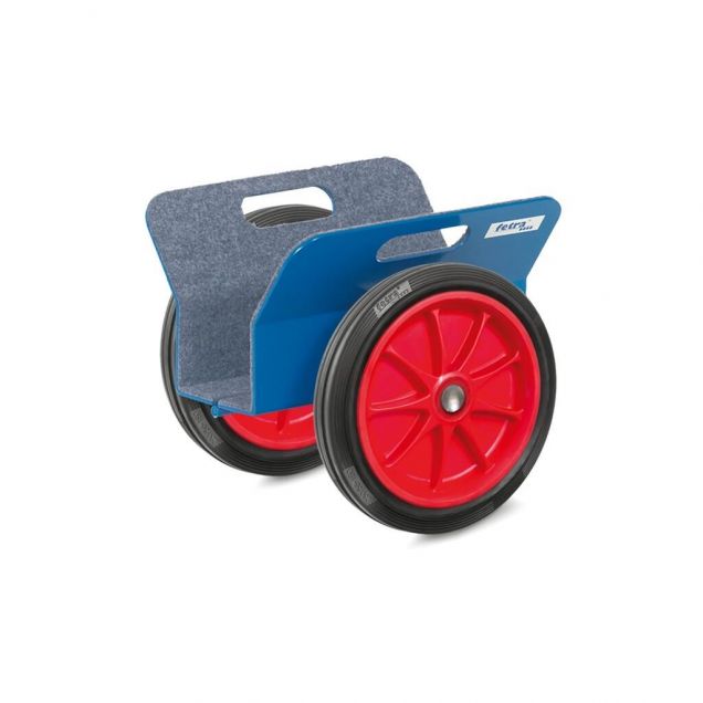 Plattenwagen 250 kg 300 mm mit Gummireifen und Klemmplatten, Klemmbreite 30-95 mm