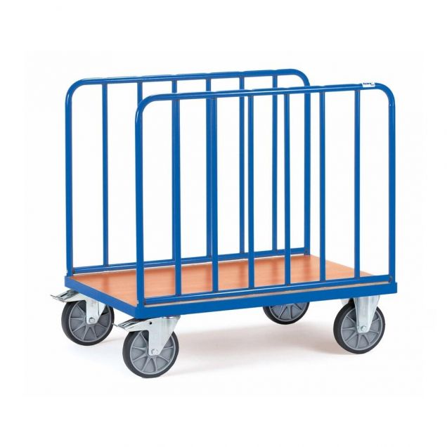 Plattformwagen, Gitterwagen 600 kg mit vertikalen Stäben 1000x700