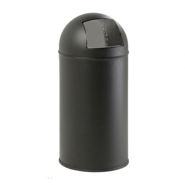 Pushcan Abfallbehälter EKO 40 Liter matt-schwarz