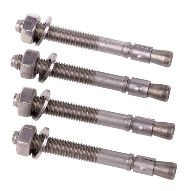 Rambowl Bodenanker rostfrei im 4er-Set