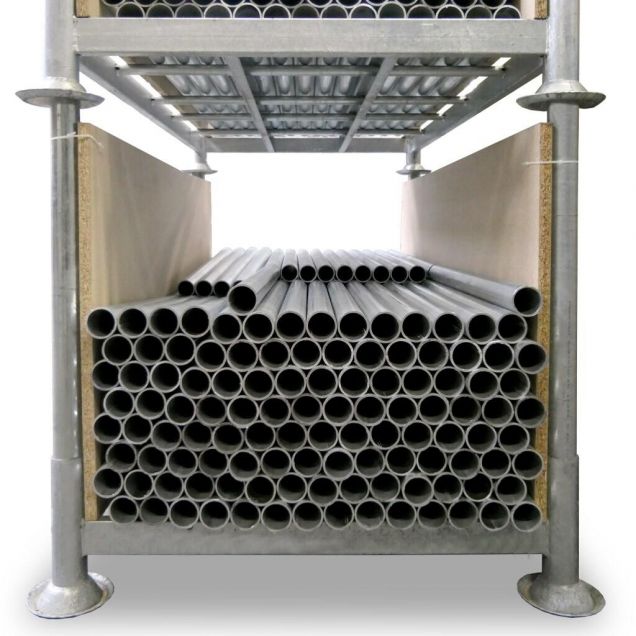 Stapelregal-Stange thermisch verzinkt 2000 mm