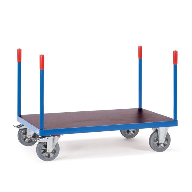 Rungenwagen, Schwerlastwagen 1200 kg 2000x800 mit 4 verschraubbaren Rungen