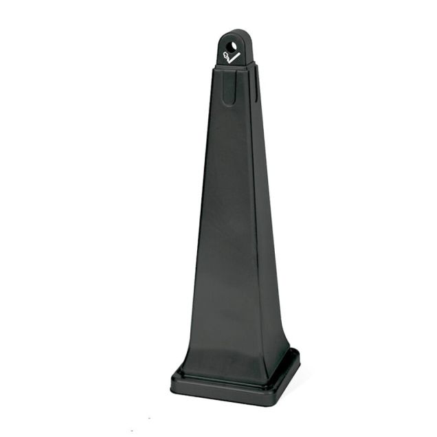 Standaschenbecher Groundskeeper rubbermaid schwarz