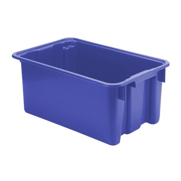Stapelbarer, nestbarer Euro-Norm Behälter LB 600x400x250 mm (lxbxh) blau