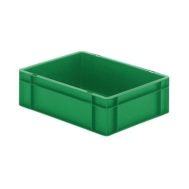 Stapelbare Transportkiste TK0 400x300x120 mm (lxbxh) grün