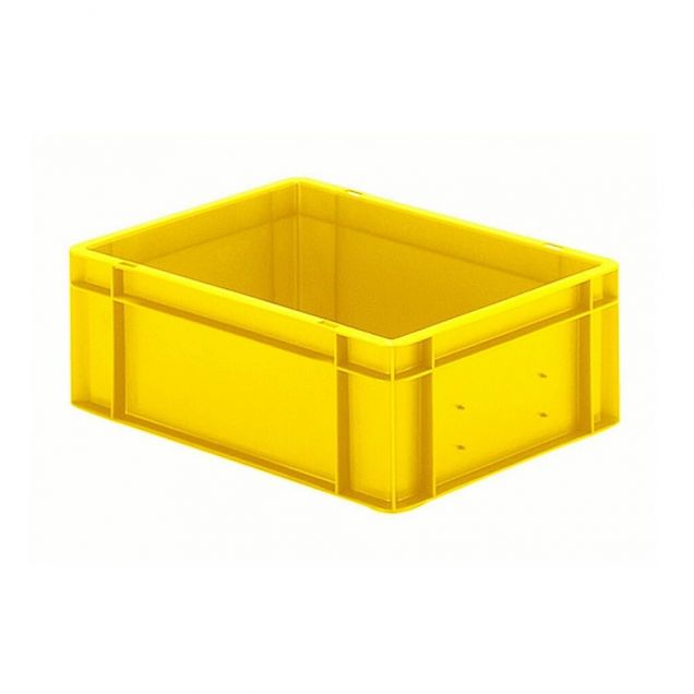 Stapelbare Transportkiste TK0 400x300x145 mm (lxbxh) gelb