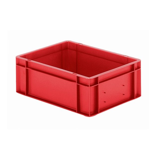 Stapelbare Transportkiste TK0 400x300x145 mm (lxbxh) rot