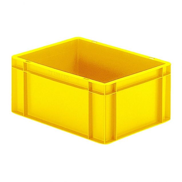 Stapelbare Transportkiste TK0 400x300x175 mm (lxbxh) gelb