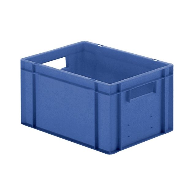 Stapelbare Transportkiste TK0 400x300x210 mm (lxbxh) blau