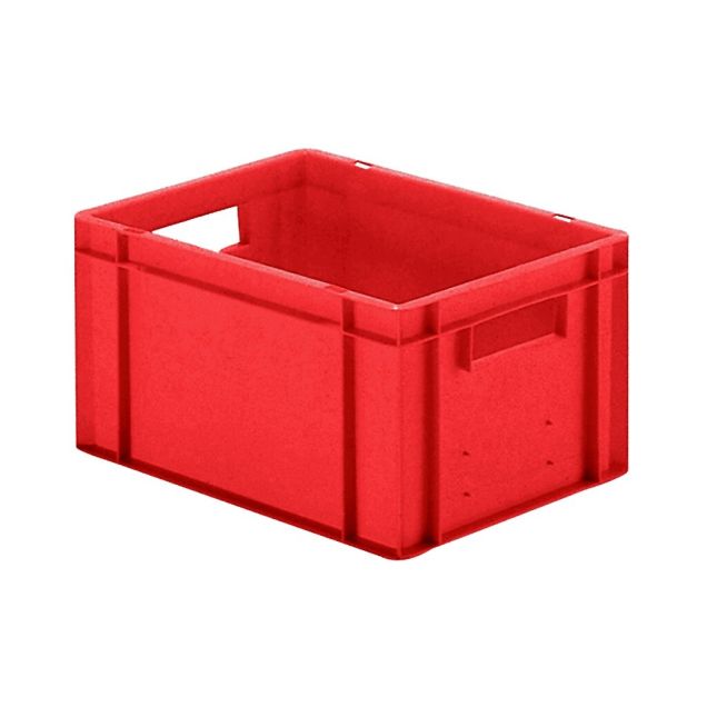 Stapelbare Transportkiste TK0 400x300x210 mm (lxbxh) rot