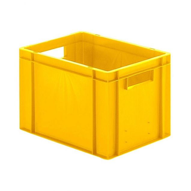 Stapelbare Transportkiste TK0 400x300x270 mm (lxbxh) gelb