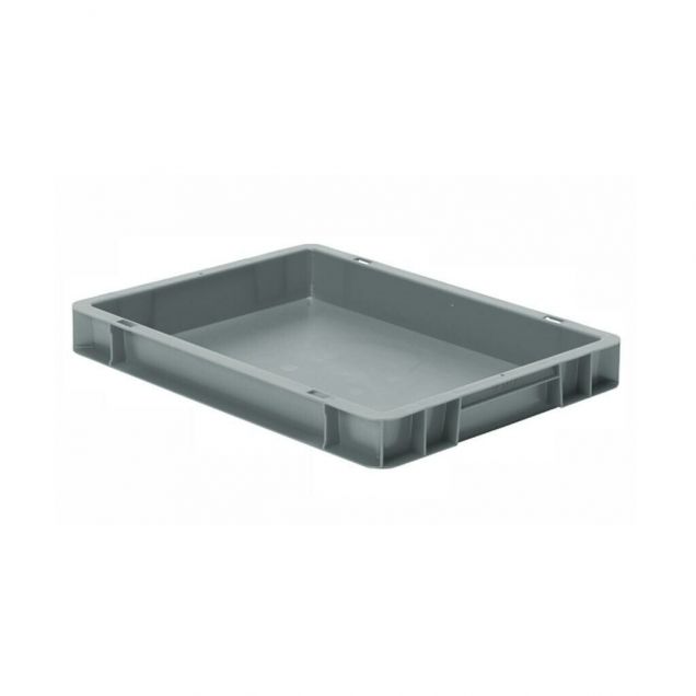 Stapelbare Transportkiste TK0 400x300x50 mm (lxbxh) grau