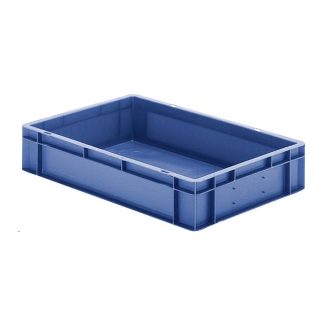 Stapelbare Transportkiste TK0 600x400x120 mm (lxbxh) blau