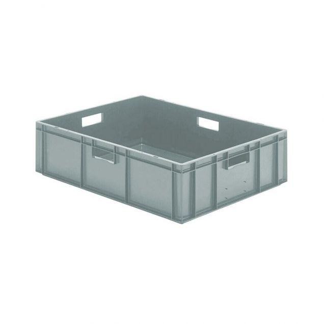 Stapelbarer Transportbehälter TK0 800x600x210 mm (lxbxh) grau