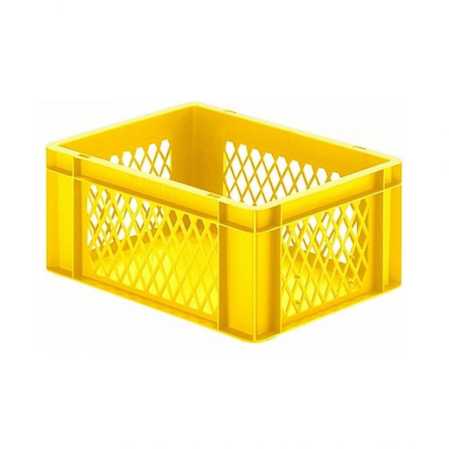 Stapelbare Transportkiste TK1 400x300x175 mm (lxbxh) gelb