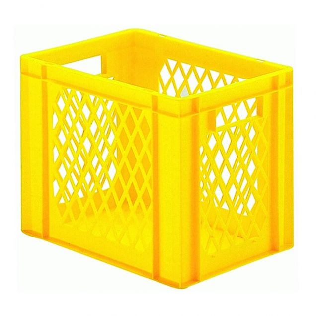Stapelbare Transportkiste TK1 400x300x320 mm (lxbxh) gelb